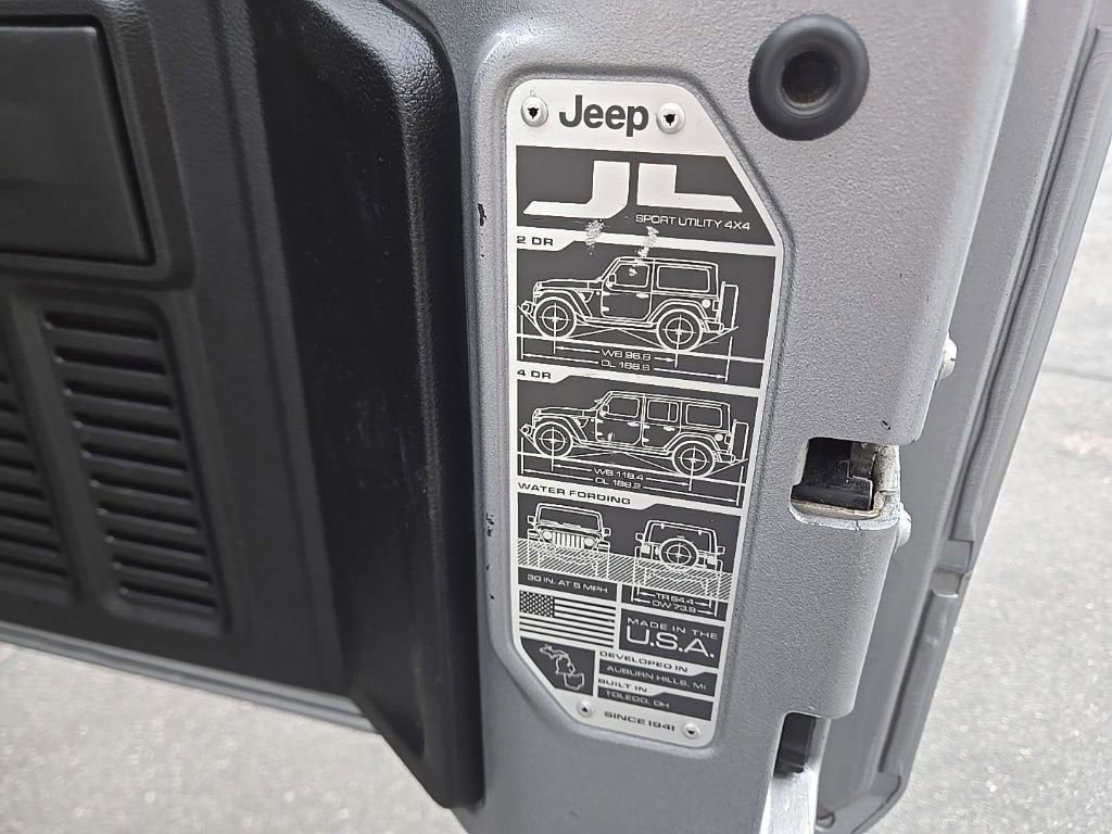 2019 Jeep Wrangler Unlimited Sport S