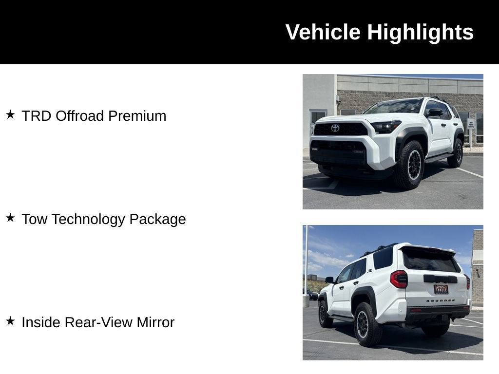 2025 Toyota 4Runner TRD Off Road Premium